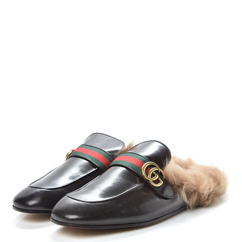 gucci double g mink|gucci mink slippers.